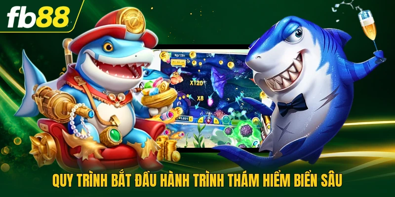 Quy trình bắt đầu hành trình thám hiểm biển sâu